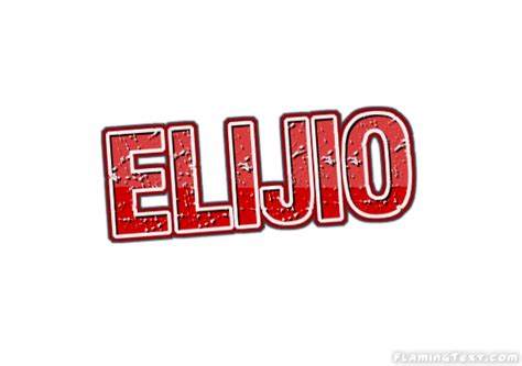 Elijio Logo Herramienta De Diseño De Nombres Gratis De Flaming Text