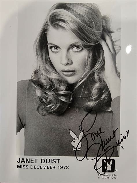 Janet Quist Signed Promotional Photo Playboy Playmate Ebay