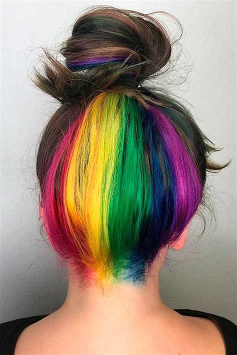 Rainbow Hair Color Pinterest