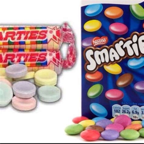 A Box Of Smarties Next To A Carton Of Smarties Marshmallows