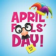 April Fool's Day Sign with Mask and Jester Hat 833390 Vector Art at ...