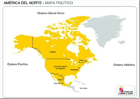 Respetuoso De Repuesto Bolita Mapa Politico America Del Norte Labor