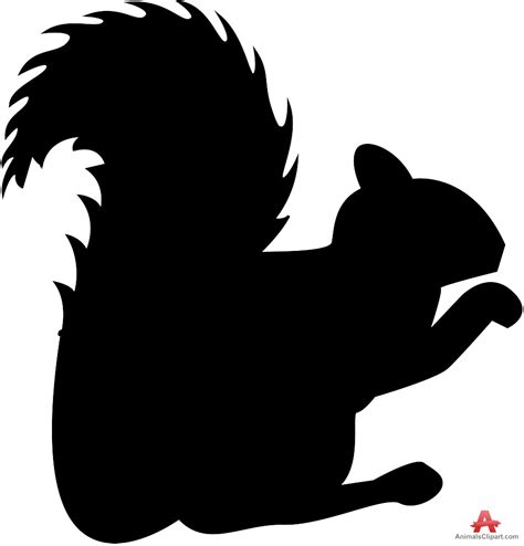 Squirrel Black And White Squirrels Animals Clipart Gallery Free