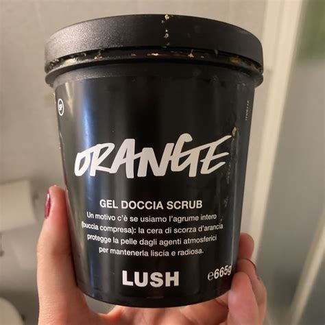 Lush Fresh Handmade Cosmetics Orange Shower Scrub Review Abillion