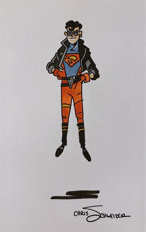 Superboy By Chris Schweizer In Eric Peterss Superman Commissions