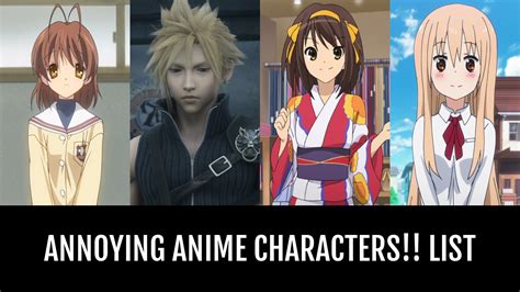 Annoying Anime Characters By Chii Anime Planet