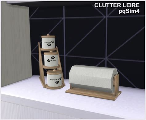 Sims 4 Ccs The Best Clutter Kitchen “leire” By Pqsim4