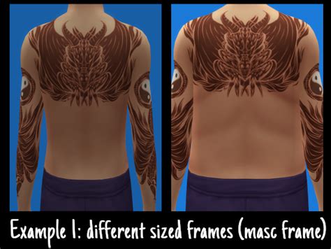 Sims 4 Dragon Tattoos Some Of My Old Dragon Wont Be Active For