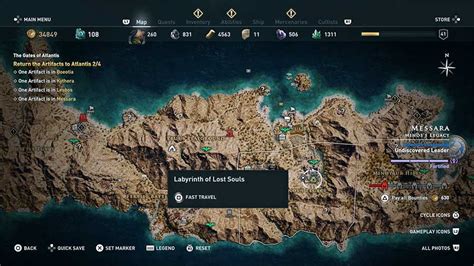 ️ Assassins Creed Odyssey Gates Of Atlantis Artifact Location Guide 2024