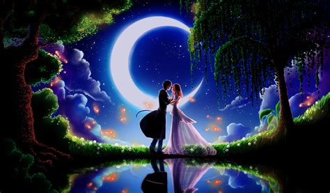 Cute Anime Love Couple Wallpapers Wallpaper Cave