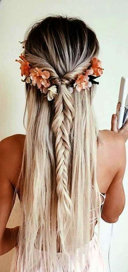 26 New Ideas For Hair Wedding Guest Straight Hair Styles Braids For