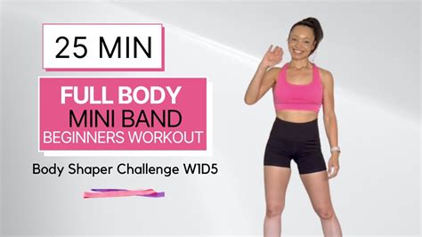 25min Full Body Total Beginner No Repeat Optional Mini Resistant Band