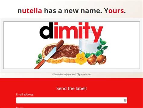 In case you are supposed to produce a basic item label style, perform away with including a good offer of parts because that is just going to make your products label style. How to customise Nutella jar with your name in 3 easy steps.