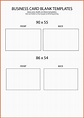 Blank Business Card Template Word 10 Per Sheet - Cards Design Templates