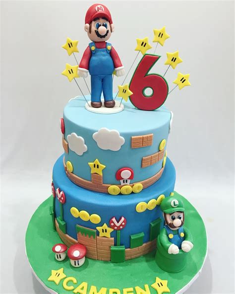 Let us know in the comments below! MyMoniCakes: Super Mario Brothers cake with Mario and ...