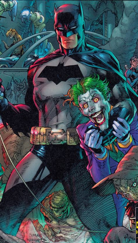 Batman And The Joker By Jim Lee Batman Artwork Joker Comic Batman