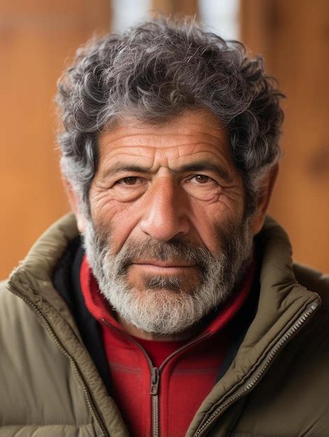 Premium Ai Image Portrait Photo Of Argentine Middle Age Adult Male Wavy