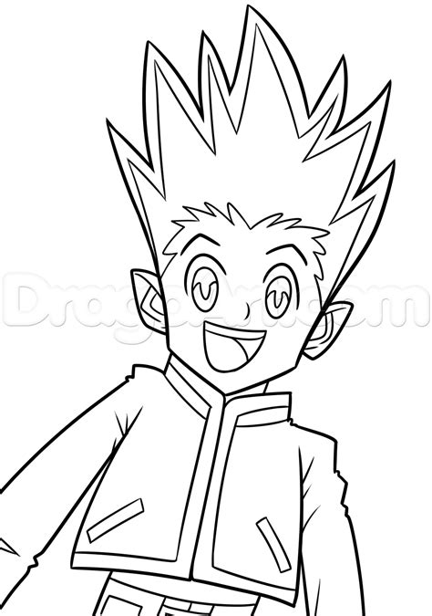 How To Draw Gon From Hunter X Hunter Step By Step Anime