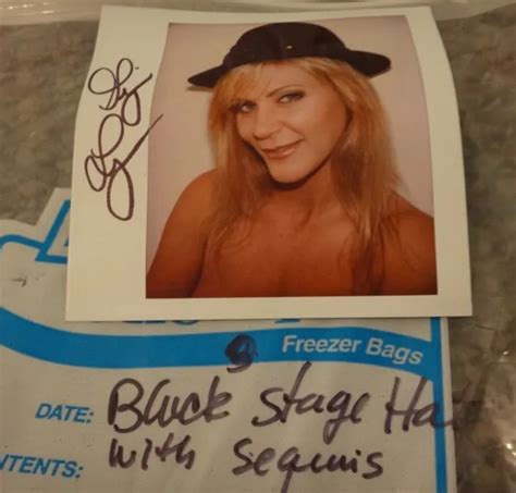 Adult Film Star Ginger Lynn Sexy Stage Worn Hat Autographed Signed Picture Coa Picclick