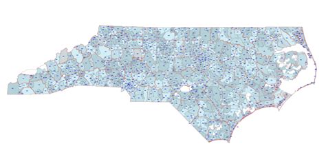 North Carolina State Zip Codes Vector Graphic Lossless Scalable Aipdf