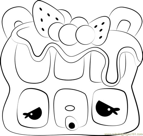 Waffle Coloring Page