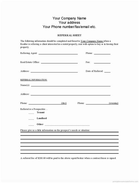 Customer Referral Form Template Qualads