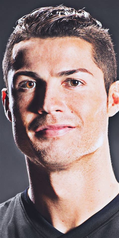 Footballer Portrait Smile Cristiano Ronaldo 1080x2160 Wallpaper