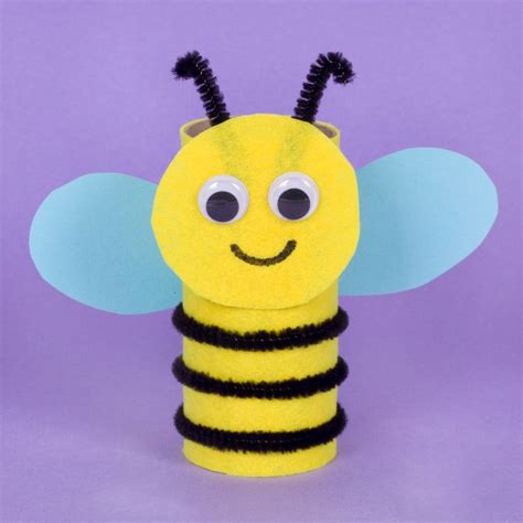 Bumble Bee Pal | Free Craft Ideas | Baker Ross | Bumble bee craft, Art
