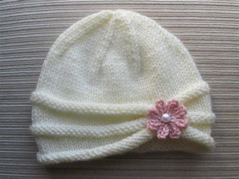 Rolled Brim Hat With A Flower For A Baby 6 9 Months And Toddler 2 4