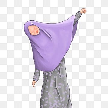 Muslimah Faceless Hijab Islam Muslim Kartun Muslimah Islamic Hijab Clipart Girl Syari Woman