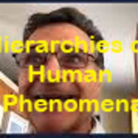 Hierarchies of Human Phenomena Jim Marshall - Ordinary people's