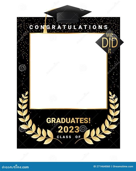 Congratulations Graduates Class Of 2023 Photo Booth Prop Graduation