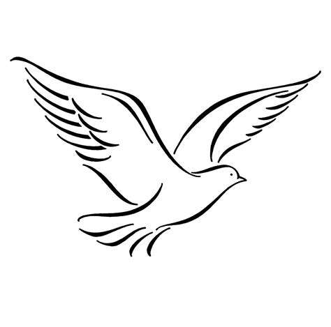 Dove Ideas Flying Bird Drawing Bird Drawings Bird Sketch