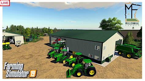Millennial Farms New Farm Setup Farming Simulator 19 Youtube