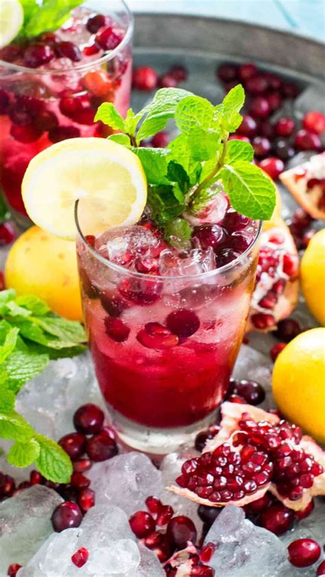 Cranberry Mocktail Sweet And Savory Meals
