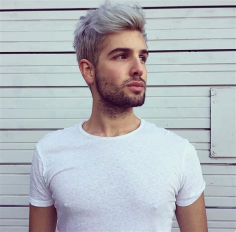 Hair color dyes for men. DANIEL PREDA - Google Search | Dyed hair men, Silver hair ...