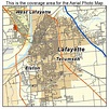 Aerial Photography Map of Lafayette, IN Indiana
