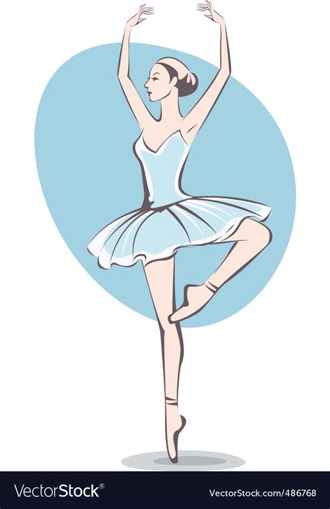 Ballerina Royalty Free Vector Image Vectorstock