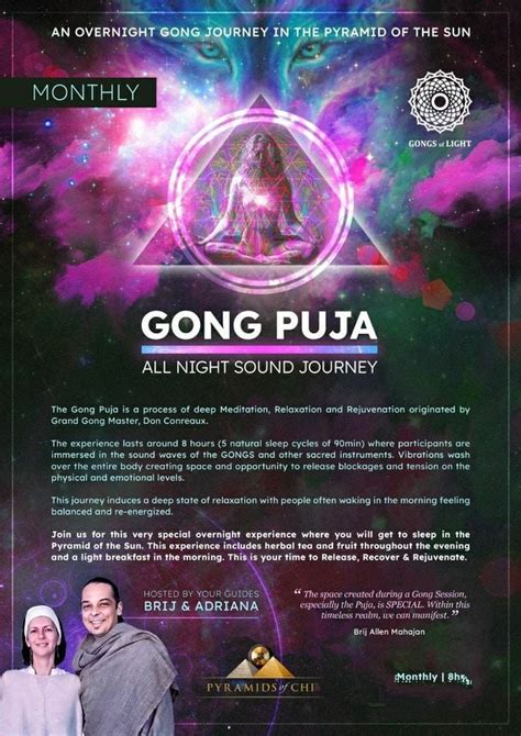 Gong Puja Pyramids Of Chi Bali All Night Sound Journey Pyramids Of