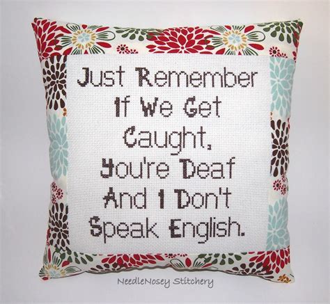 Maybe you would like to learn more about one of these? Funny Cross Stitch Quotes. QuotesGram