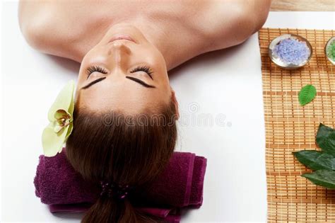 Spa Body Massage Treatment And Skin Careportrait Of Young Beautiful