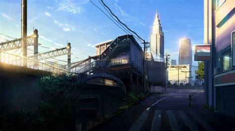 1080p Anime City Wallpapers Wallpaper Cave