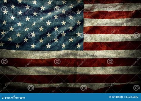 Grunge American Flag Stock Photo Image Of Patriotism 179445048