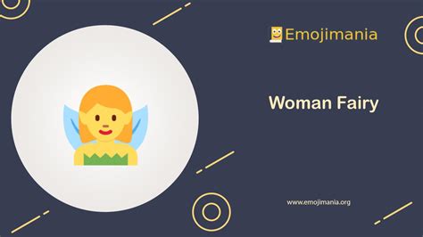 🧚‍♀️ Meaning Woman Fairy Emoji Copy And Paste Emojimania