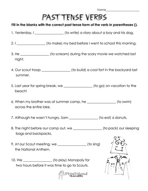 Tense Times A Verb Tenses Worksheet Style Worksheets
