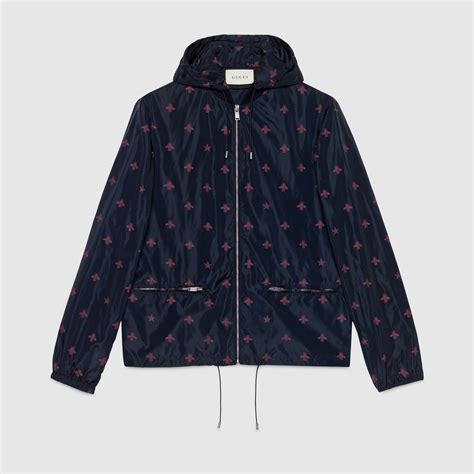 Bee Star Nylon Jacket Gucci Mens Coats And Outerwear 429587z710a4411