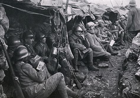 nummer s italian soldiers in a trench on the karst plateau during world war i ca 1915 1917