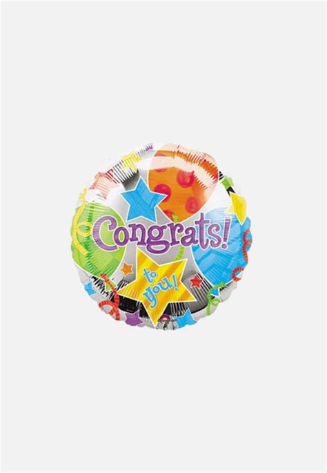 Congratulations Foil Balloon The Flower Scene Hermanus