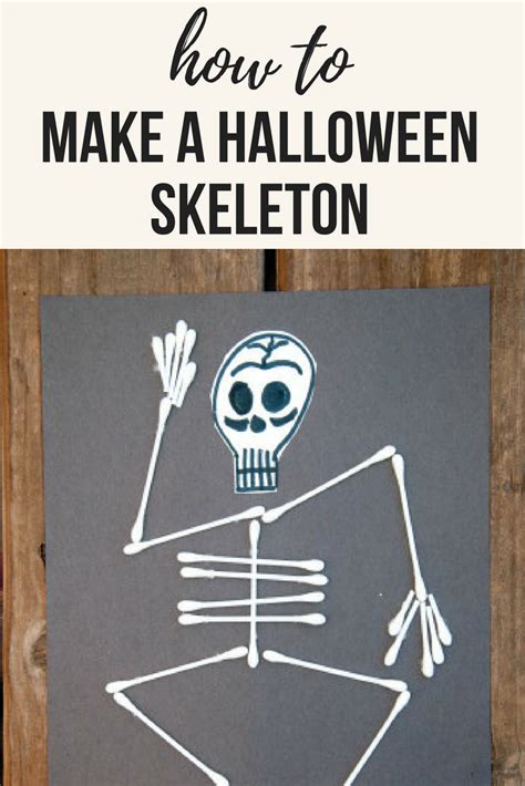 Halloween Skeleton Activity School Age Crafts