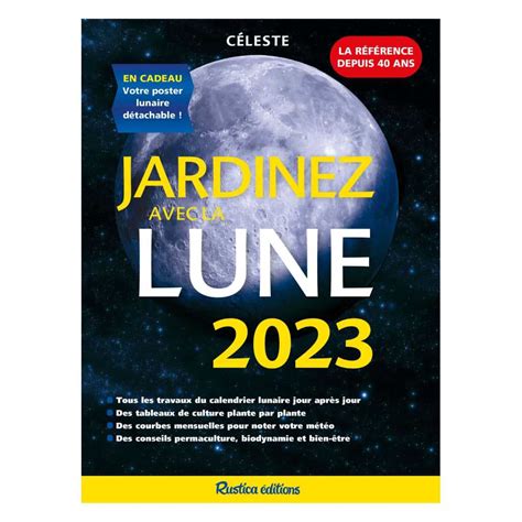 Livre Jardinez Avec La Lune 2023 Conseils Et Calendrier Lunaire
